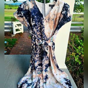 THE LIMITED women's tie front short grunge dress size 4 new w tags